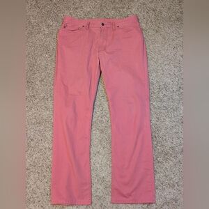 Polo Ralph Lauren Pants Mens 38x34 Key West Pink Chino Stretch Classic Fit